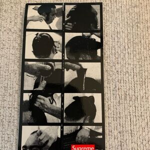 Supreme original sticker Black and White